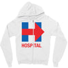 hillary hospital Zipper Hoodie