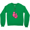 boxing gloves breast cancer Crewneck Sweatshirt