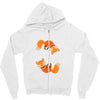 space fox Zipper Hoodie