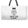 save the planet Weekender Totes