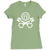 piston happy face Ladies Fitted T-Shirt