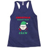 christmas baking team crew elf Racerback Tank