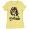 monkey cafe pilote Ladies Fitted T-Shirt
