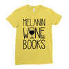melanin wine books Ladies Fitted T-Shirt