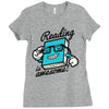 reading is awesome Ladies Fitted T-Shirt