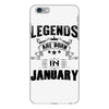 Legends Are Born In January iPhone 6 Plus/6S Plus Case