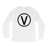 vegan symbol Long Sleeve Shirts