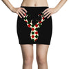 christmas deer Mini Skirts