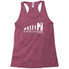 climbing ape to evolution climb indoor outdoor Racerback Tank