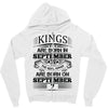 Real Kings Are Born On September 7 Zipper Hoodie