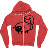 sheep shgger Zipper Hoodie