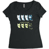 kitten of death Women's Triblend Scoop T-shirt