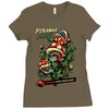 piranha party Ladies Fitted T-Shirt