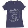 LA (f90) Ladies Fitted T-Shirt