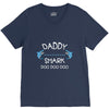 daddy shark doo doo doo V-Neck Tee