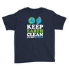 keep earth clean it's not uranus kawaii planets Youth Tee