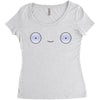 Mooncake Face Women's Triblend Scoop T-shirt