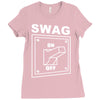 swag switched on Ladies Fitted T-Shirt
