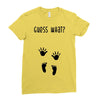 Guess What Baby Inside Pregnancy Announcement Ladies Fitted T-Shirt