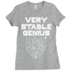 Very Stable Genius Ladies Fitted T-Shirt