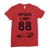 speed limit 88 Ladies Fitted T-Shirt
