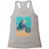 smile more, ride a motorcycle Racerback Tank