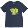 my heart is on that field V-Neck Tee