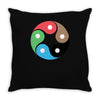 zentao symbol as evolution of the tao (yin yang) Throw Pillow