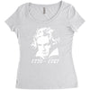 beethoven tribute Women's Triblend Scoop T-shirt