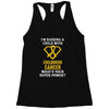 I'm Raising A Child With Childhood Cancer What's Your Super Power Racerback Tank