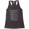 rules for dating my son Racerback Tank