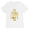 kings are born in 1965 V-Neck Tee