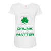 drunk lives matter Maternity Scoop Neck T-shirt