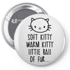weird kitty Pin-back button