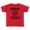 Super March Girl Toddler T-shirt