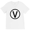 vegan symbol V-Neck Tee