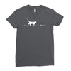 rope heart cat Ladies Fitted T-Shirt