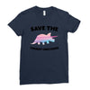 Save The Chubby Unicorns Ladies Fitted T-Shirt