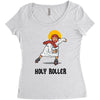 holy roller Women's Triblend Scoop T-shirt