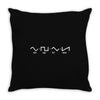 waveforms Throw Pillow
