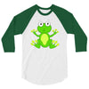frog cute 3/4 Sleeve Shirt