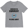 sarcastic comment loading V-Neck Tee