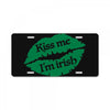 kiss me i am irish License Plate