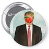 Rene Magritte Parody Impeach Trump Pin-back button