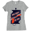make games not war Ladies Fitted T-Shirt