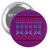 christmas ugly Pin-back button