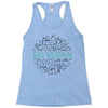 go vegan 3 Racerback Tank