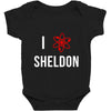i heart sheldon Baby Bodysuit