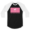 Too Pure To Be Pink 3/4 Sleeve Shirt
