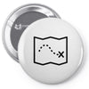 trail marks Pin-back button